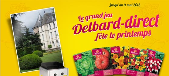 Delbard-direct.fr - Jeu facebook Delbard Direct