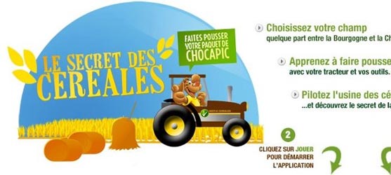 Croquonslavie.fr - Jeu facebook Nestle Cereales