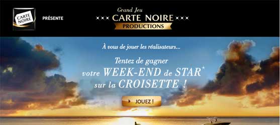 Cartenoire.fr - Jeu facebook Carte Noire Productions