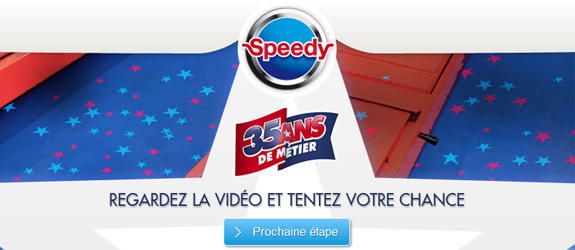 Speedy.fr - Jeu facebook Speedy