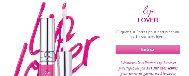 Lancome.fr - Jeu facebook Lancôme