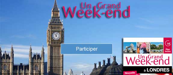 Guideshachette.com - Jeu facebook Un Grand Week-end à Londres