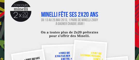 Minelli.fr - Jeu facebook Minelli