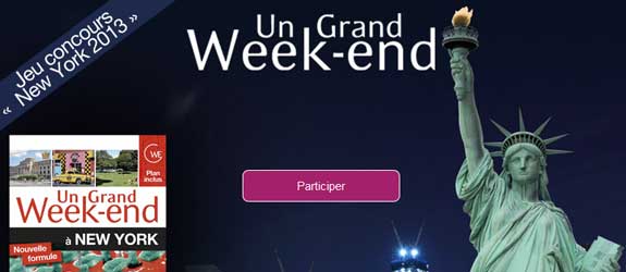 Guideshachette.com - Jeu facebook Un Grand Week-end à New York