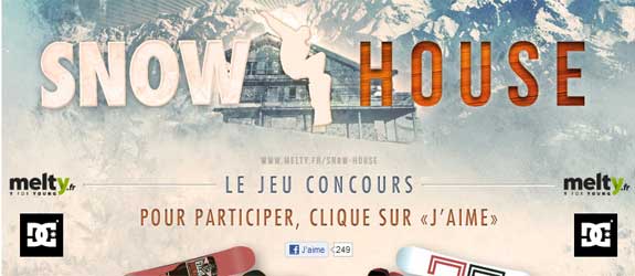 Melty.fr - Jeu facebook Snow House