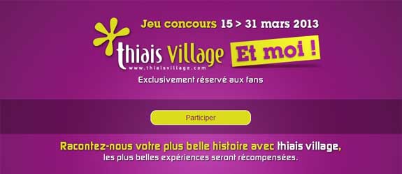Thiaisvillage.com - Jeu facebook Thiais Village