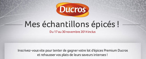 Ducros.fr - Jeu facebook Le Père Ducros