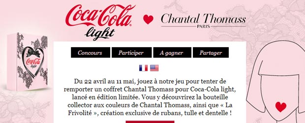 Chantalthomass.fr - Jeu facebook Chantal Thomass