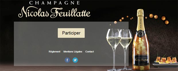 Jeu facebook Champagne Nicolas Feuillatte