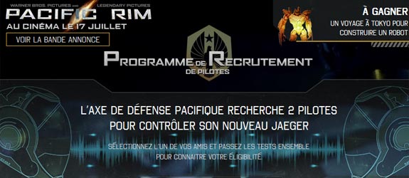 Warnerbros.fr - Jeu facebook Pacific Rim