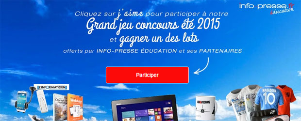 Jeu facebook Info-Presse éducation