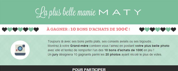 Maty.com - Jeu facebook MATY