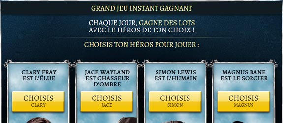 UGC.fr - Jeu facebook The Mortal Instruments