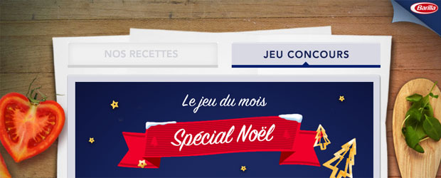 Barilla.com - Jeu facebook Barilla France