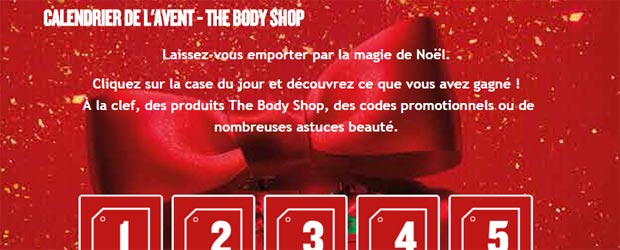 Jeu facebook The Body Shop France