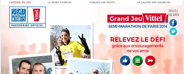 Vittel.fr - Jeu facebook Vittel