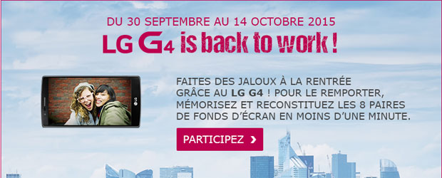 Jeu Facebook LG Electronics France