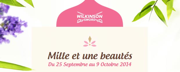 Mywilkinson.fr - Jeu facebook Wilkinson pour elles