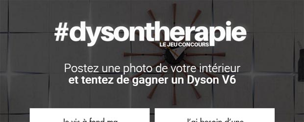 Jeu facebook Dyson