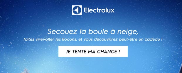 Jeu facebook Electrolux